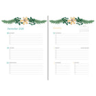 High Note 2027 Monthly Softcover Planner - 7-3/4" x 9-3/4" - Greenery - English-Full-month overview grids & full-week calendar spreads 