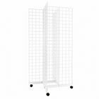 Wamaco 4-Way Grid Base Kit with Four 2' x 4' Grid Panels - White-All-in-One Kit - No need to search around confused by what gridwall parts work together because, once assembled, this kit provides a functional 4-way display unit.