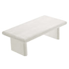 Modway Relic Concrete Textured Coffee Table - White-Versatile Placement