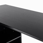 HOMCOM 46" L-Shaped Desk with Drawers - Black-Assembly required