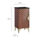 Modway Daylight 18" Bathroom Vanity - Black/Walnut-9