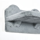 PawHut 4-Piece Cat Wall Shelf with Hammock, Scratching Post, Steps and Platforms-Colour: Grey, Beige 