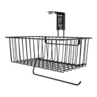 Gator Magnetics 15" Magnetic Utility Basket with Towel Bar - 35 lb Capacity - Black-Versatile: Ideal for wall storage and organization to hang loose items in the workshop, garage, home, pole barn or shed. The Gator Basket securely attaches to common steel surfaces. Gives flexibility to store and hang your loose spray paints, bug sprays, cleaning supplies, adhesives, tapes, paper towels, and other items wherever you need them.