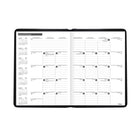 Mead 2027 Desk Monthly Planner - 7-1/2" H x 10-1/4" W - Bilingual-One month per two-page spread