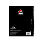 Hilroy Hockey Canada One Leaf Notebook - 10-1/2 H x 8-5/8" W - White-College Ruled sheets
