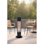 EnerG+ 1500-Watt Infrared Floorstanding Electric Outdoor Heater with Wifi-Provides the maximum 1500 Watts of instantaneous radiant heat. Heating area: 5-8 feet.