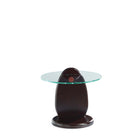 Manhattan Comfort Artesia 19.68" Modern Glam End Table - Dark Walnut-Classy Contemporary Design to Enhance your Living Environment
