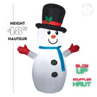 GEMMY Airblown Inflatable Christmas Snowman - 42"-6