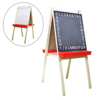 Crestline Child's Paper Roll Easel - 44" H x 19" W-Features sturdy hinged legs and an extra storage tray in the center.