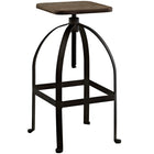 Modway Pointe Bar Stool - Brown-Laminated Bamboo Seat