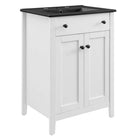 Modway Nantucket 24" Bathroom Vanity - White/Black-7