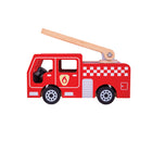 Bigjigs Toys City Fire Engine-Perfect for any budding young firefighter, this beautifully crafted vehicle is ready to rush to the scene