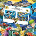 Howard Robinson 3D/2D Howard Robinson Underwater & Turtle Beach Selfie Puzzle - 100 Pieces-Stimulates visual memory and spatial awareness