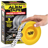 Alien Tape Multi-Surface Double Sided Tape - 10' - 3 Pack-Advanced Nano-Grip technology sticks to any surface without adhesives