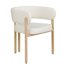 Brassex Brayden Visiting Chair - Set of 2 - Cream-Contemporary design