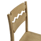 Modway Jax Oak Wood Bar Stool With Wavy Razor Back - Weathered Oak-9