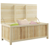 Outsunny 45 Gallon Wooden Storage Box - Patio Deck Box Bench-172 litre capacity, a large inner storage space
