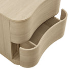 Modway Mirae 2-Drawer Curved Nightstand - Brushed Light Oak-8