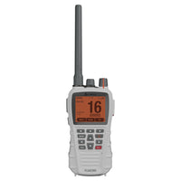 Cobra Bluebound 650 VHF Hand Held Marine Radio - White/Orange-1/3/6-Watt selectable power for longer range & power optimization 