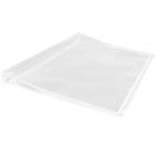 JAM Paper Plastic Envelopes with Zip Closure, Letter Booklet, 9.5 x 12.5, Clear Poly, 12 Pack (218Z1CL)-Size: 9-1/2" x 12-1/2"
