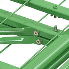 Modway Horizon Stainless Steel Queen Bed Frame - Green-Weight Capacity To 1300 lb