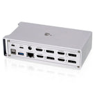 IOGEAR Dock Pro Universal 4K Quad Docking Station-Designed for Power Users