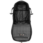 Tucci Italy Scorre 4-Piece Softside Spinner Luggage Set - Black-Large front and side pockets provide convenient storage for travel documents and frequently used items