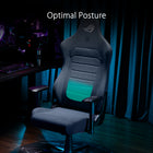 ASUS ROG Aethon Fabric Gaming Chair-Premium Craftsmanship: robust all-steel frame, steel-5 point base and Class 4 gas lift, and high density cold-cured foam cushions covered by EPU leatherette