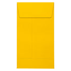 Jam Paper #5 80 lb 1/2 Coin Envelopes - Sunflower Yellow - 50 Pack-Peel & press seal: The self-seal design of these envelopes is perfect for anyone who doesn’t want to lick or use a moistener on every single envelope — it’s a huge time-saver! Simply peel off the protective strip, press, and seal. It couldn’t be easier! This type of adhesive is perfect for when you need to seal large quantities of envelopes