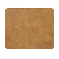 General Supply Goods + Co PU Leather Mouse Pad - Cognac-Anti-slip