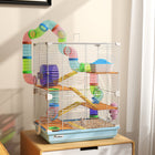 PawHut 5 Tiers Hamster Cage - Light Blue-Suitable for small pets like hamsters, gerbils etc
