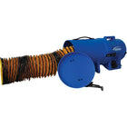 Matrix Industrial 8" Air Blower with 15' Ducting & Canister-12 V, 22 A single-speed motor with thermal protection