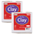 AMACO Air Dry Clay - Gray - 10 lbs/Box - 2 Pack-All-purpose air dry clay to use for sculpting, hand modeling, or throwing on a potter's wheel