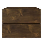 Nexera James Nightstand With 2-Drawers - Truffle-Rustik feel and design
