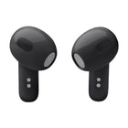 JBL Live Flex 3 True Wireless Noise Canceling Open-Stick Earbuds - Black-True adaptive noise cancelling with custom control: Tune out the outside world entirely or customize just how much ambient sound you decide to let in, with four noise-sensing mics that automatically adapt to your surroundings in real time. The auto compensation in the JBL Headphones app adjusts and optimizes the Adaptive Noise Cancelling level to your wearing and ear canal conditions, ensuring effective noise cancellation tailored to y