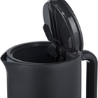 Salton Cordless Electric 1.7 L Kettle - Black- Cordless Convenience with 360° Swivel Base - Lift and pour from any angle with the cordless design and neatly store the cord in the base to reduce clutter. 