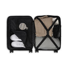 Reebok Repetition 21.5" Hardside Carry-on Luggage - Black-Reinforced top handles 