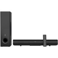 Creative Stage Pro 2.1 Bluetooth 80 W RMS Sound Bar Speaker - Black-2.1 Soundbar with Dolby Audio for Cinematic Experience