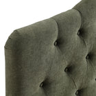 Modway Annabel Premium Linen Blend King Headboard - Sage-7