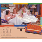 DateWorks 2026 Day-At-A-Time Box Calendar - 5.12" x 4.31" - Friends - English-300+ pages for every day of the year, with Saturday and Sunday combined to create weekend pages