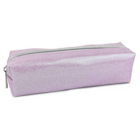 Fashion Stationery Glitter Pencil Case - 8.27" L x 2.17" W x 2.17" H - Pink-Ideal for holding pens, pencils and small accessories