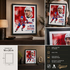 Frameworth Nick Suzuki Canadiens Portrait Collage - Framed Print - 16" W x 20" L-7