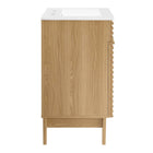 Modway Render 24" Bathroom Vanity - Oak/White-Walnut Grain Vanity