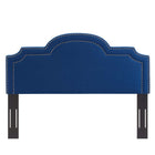 Modway Belinda Performance Velvet King/California King Headboard - Navy-Nailhead Border