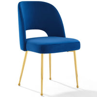 Modway Rouse Dining Room Side Chair - Navy-Dining Room Side Chair
