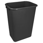 Staples 38.5 L Wastebasket - Black-Black.