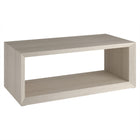 Hudson&Canal Osmond 48"W Rectangular Coffee Table - Alder White-A modern contemporary design for your living room, den, and more