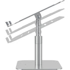 Fellowes Alumia Desk Based Laptop Stand - Silver-Tilt adjustable platform to optimise screen positioning, ideal for restricted opening laptops/MacBooks