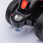 Qaba 3 Wheels 6V Kids Electric Motorcycle with LED Headlight - Black-Colour: Black 
