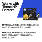 HP 910 Yellow Original Ink Cartridge-Standard yield